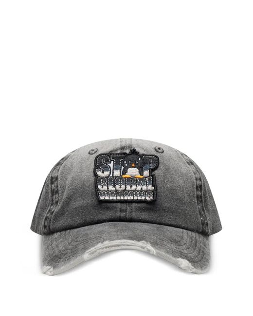 PRAYING Gray Global Warming Baseball Cap for men