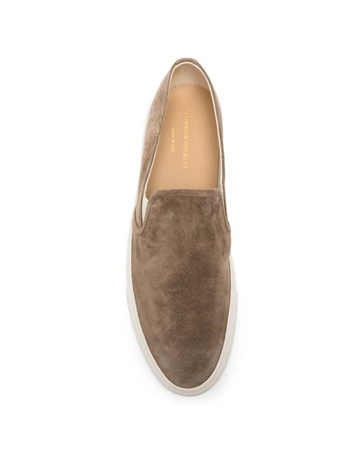 Common Projects White Slip-On Suede Sneakers for men