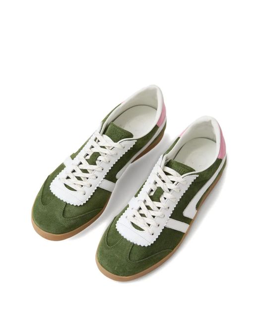 Closed Green Leather Sneakers