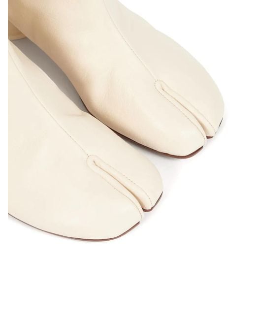Maison Margiela Natural Tabi 30 Leather Ankle Boots