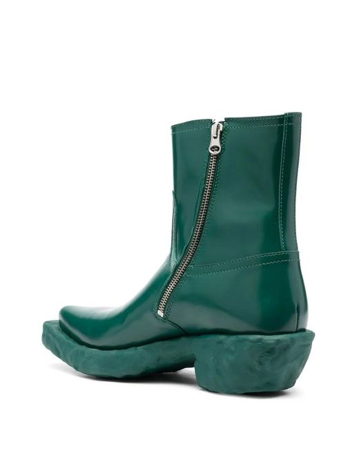 CAMPERLAB Green 55Mm Textured-Sole Boots