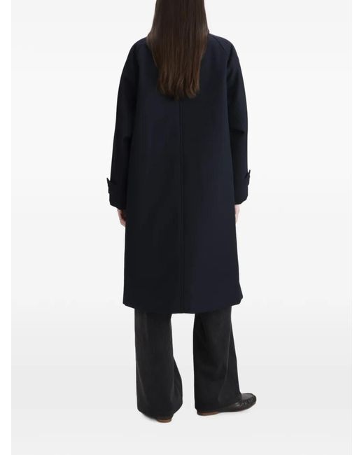 A.P.C. Black Mac Single-Breasted Coat