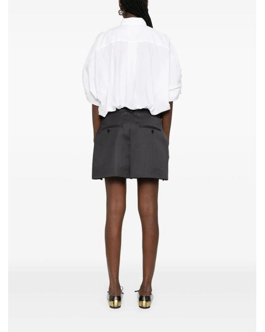 Sacai パネル ミニドレス White