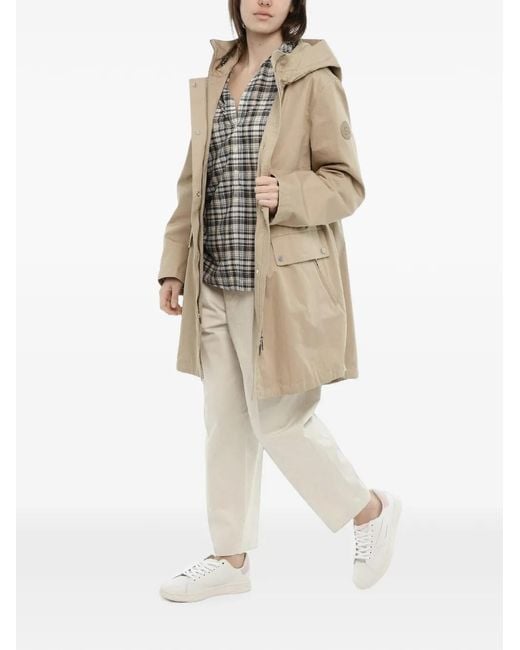 Woolrich Natural Hooded-Drawstring Parka