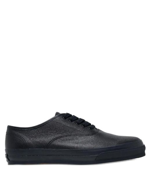Comme des Garçons Blue Vulcan Leather Sneakers