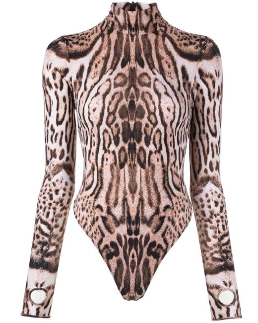 Roberto Cavalli Leopard-print Body | Lyst