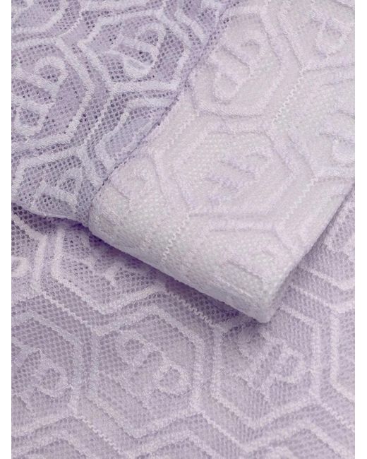 Philipp Plein Legging Met Monogram in het Purple