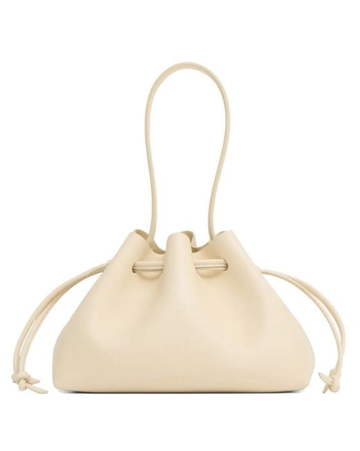 Mansur Gavriel Natural Drawstring Shoulder Bag