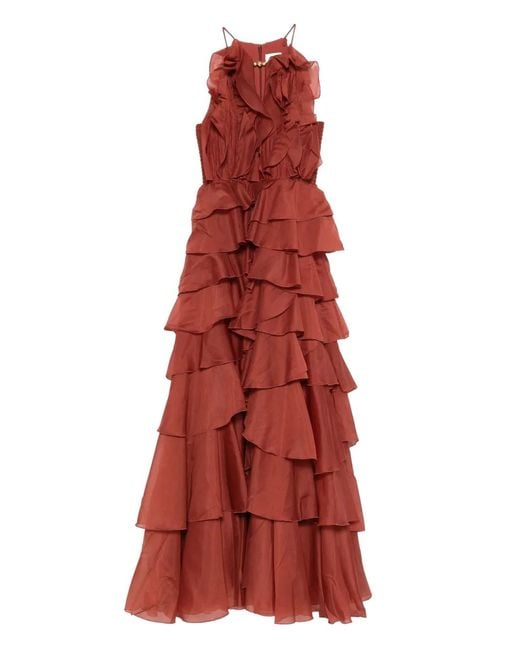 Aje. Cleo Ruffled Tiered Maxi Dress