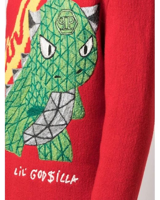 Philipp Plein Pullover in Red für Herren