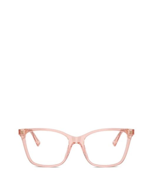 Jimmy Choo Natural Rectangle Glasses