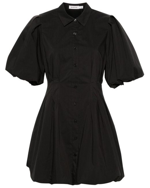 Jonathan Simkhai Mini-blousejurk in het Black