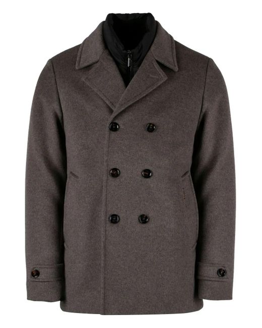 Moorer Bolgi Wollmantel in Black für Herren