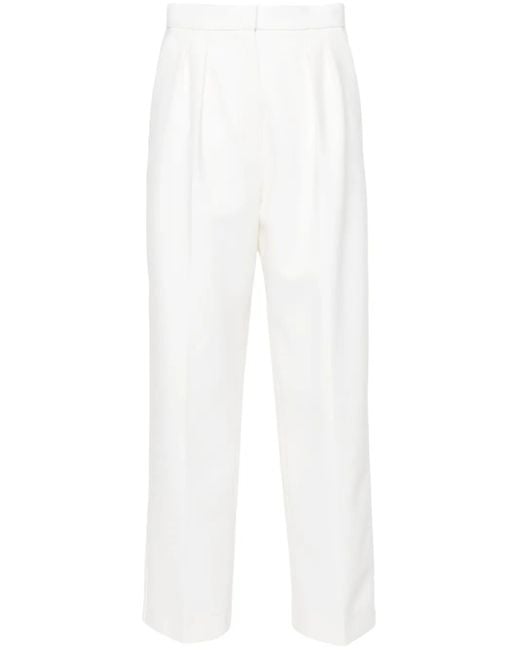 Max Mara White Verbano Trousers