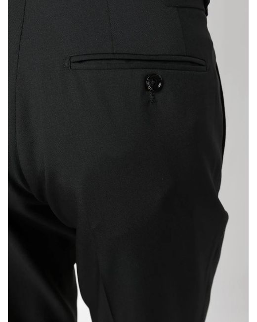 Tom Ford Black Shelton Wool Tailored Trousers for men