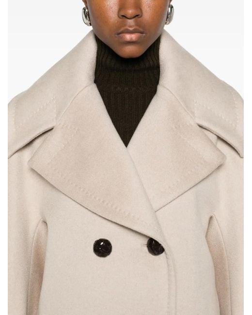 Max Mara Natural Cashmere Double-Breasted Jacket