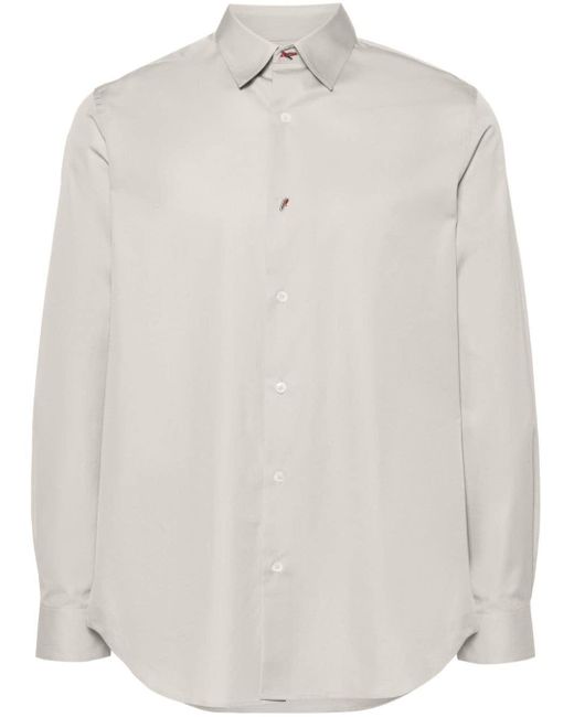 Paul Smith White Poplin Cotton Shirt for men