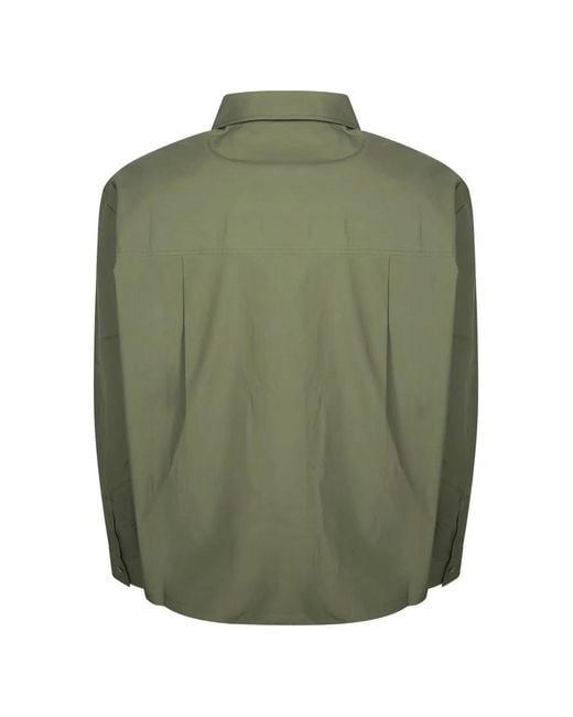 Woc Green Buttoned Pocket Shirt for men