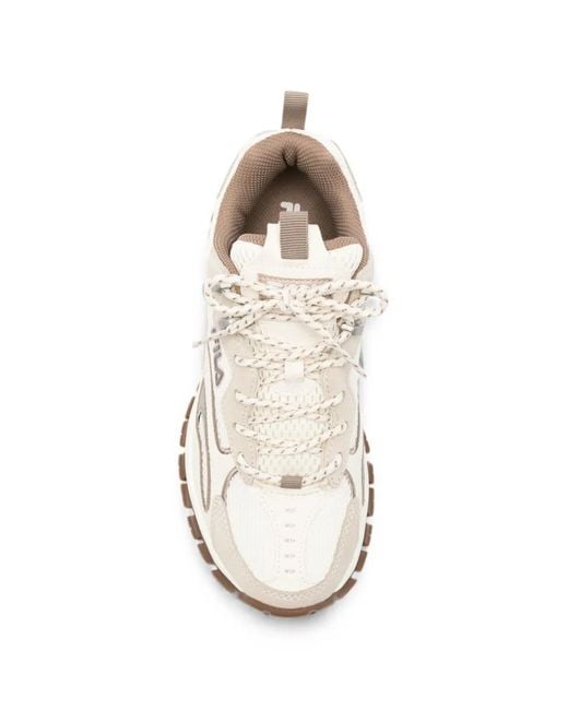 Fila White Ray Tracer Tr2 Lace-Up Sneakers
