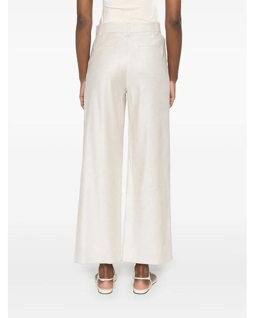 Max Mara White Toby Trousers