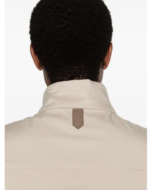 Canali Natural Zip-Fastening Gilet for men