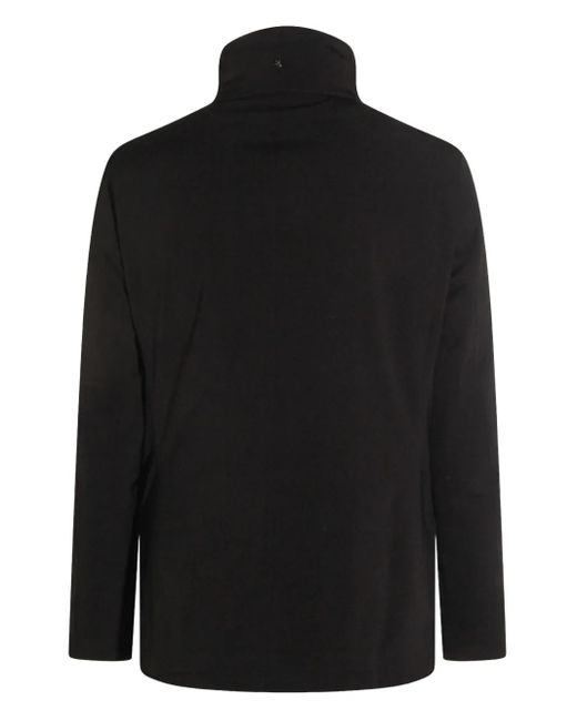Montecore Black High-Neck Zip-Front Jacket for men
