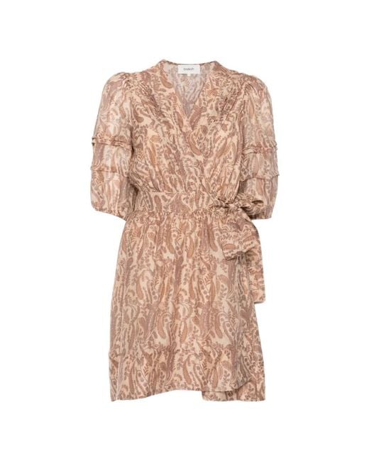 Ba&sh Pink Robe Teodora Mini Dress