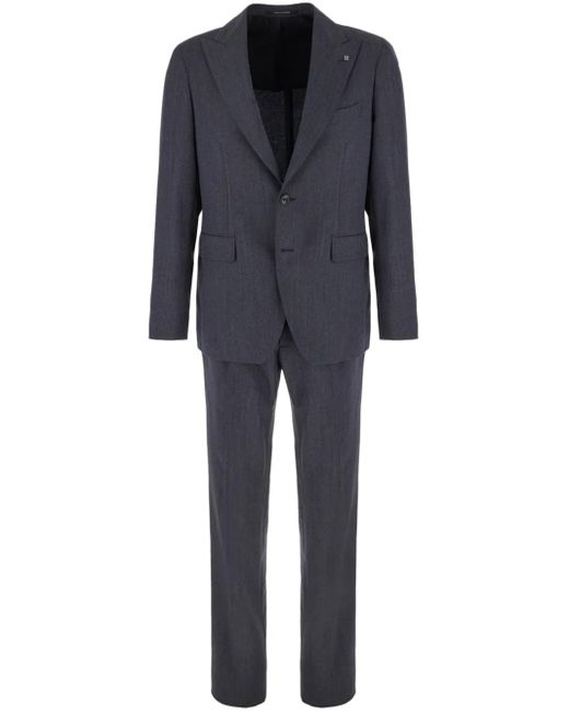 Traje con botón Tagliatore de hombre de color Blue