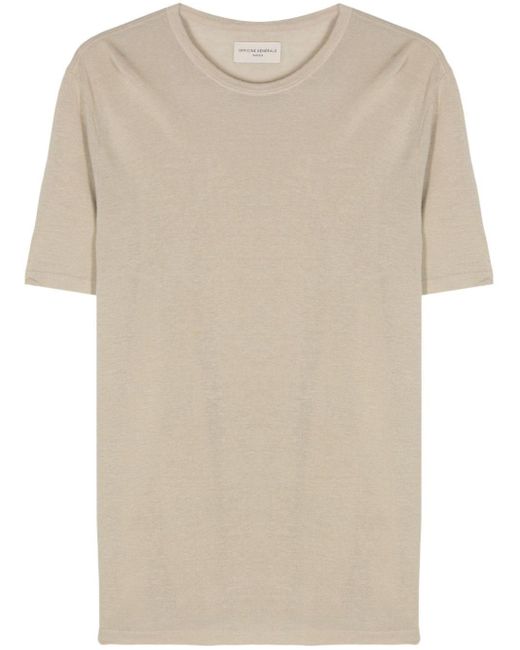 Officine Generale Natural Short-sleeve T-shirt for men