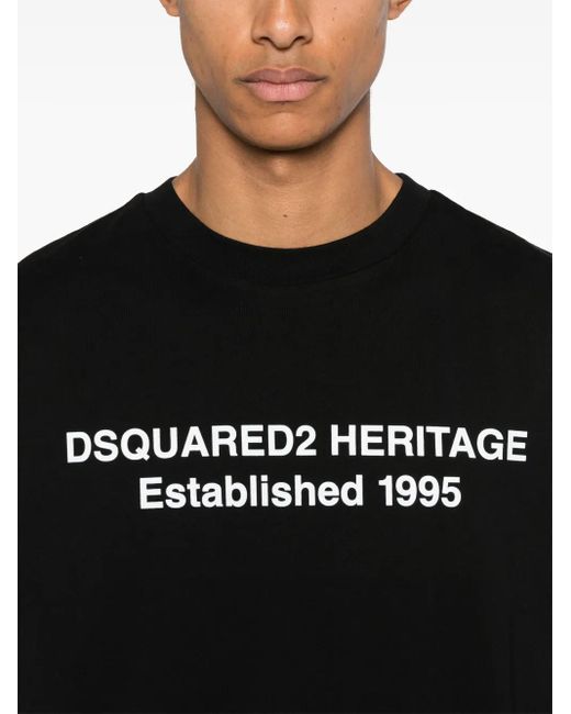DSquared² Black T-Shirt for men