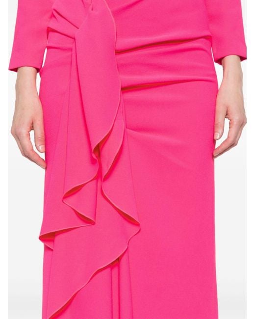 Solace London Pink The Nia Maxi Dress