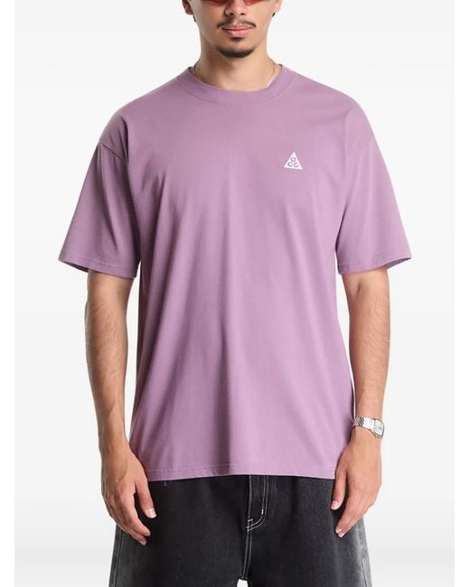 Nike Purple Acg Dri-Fit T-Shirt for men