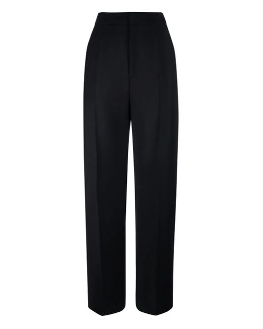 Loewe Broek Met Geplooide Zak in het Black