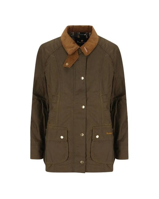 Barbour Brown Beadnell Waxed-Cotton Jacket