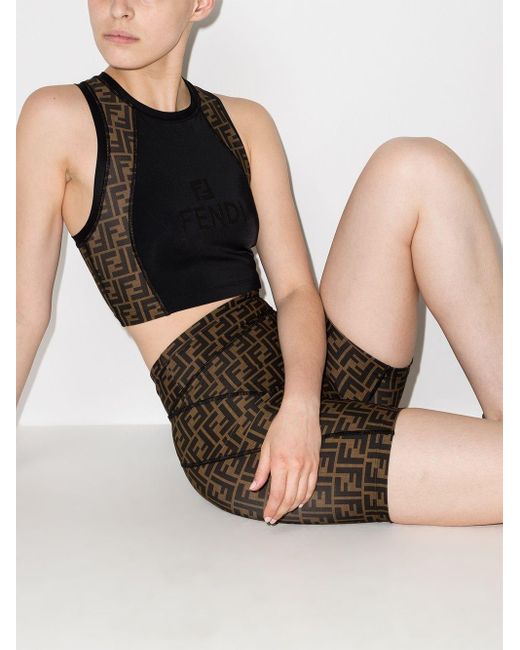 Fendi Zucca Two piece Activewear Set in Brown Lyst Canada