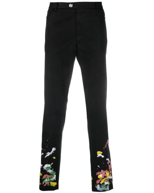 Philipp Plein Black Trouser for men