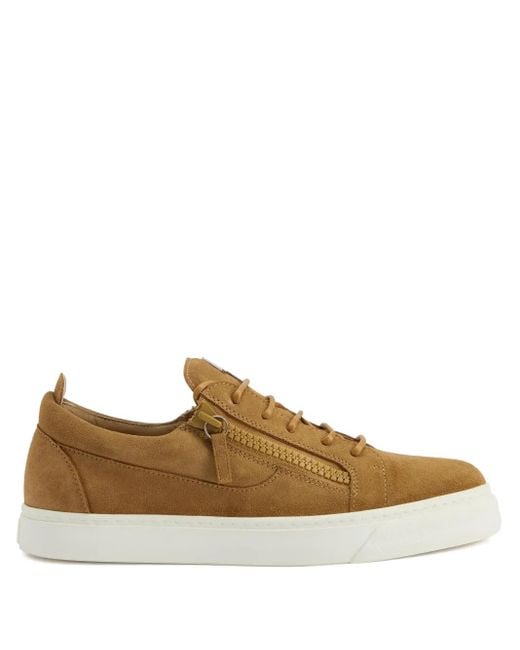 Giuseppe Zanotti Frankie Sneakers aus Wildleder in Brown für Herren