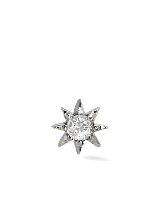Lark & Berry White 14Kt Interstellar Starburst Diamond Earring