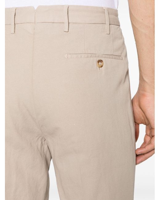 Pantalon fuselé à design plissé Incotex pour homme en coloris Natural