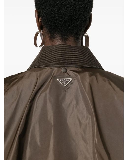 Prada コーデュロイカラー ジャケット Brown
