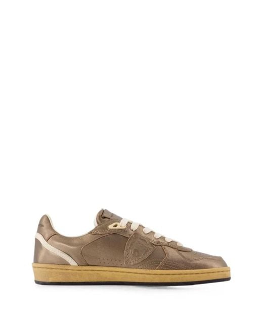 Philippe Model Brown Pgal Low-Top Sneakers