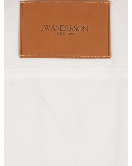 J.W. Anderson White Buttoned Shirt