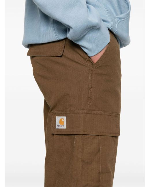 Carhartt Brown Ripstock Cargo Pants for men