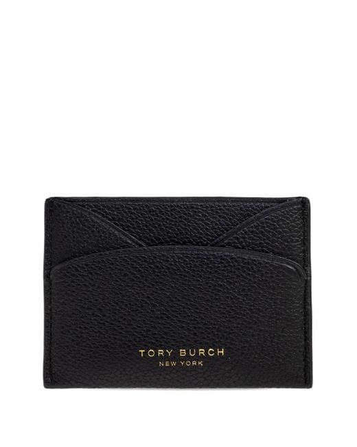 Tory Burch Black Romy Leather Card Holder