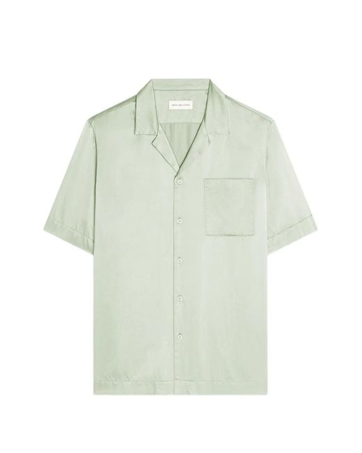Dries Van Noten Green Carltone 3277 M.W.Shirt for men