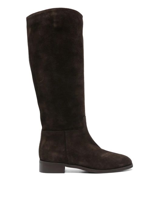 Dee Routation Boot Julie Dee Round-Toe Boots in Black | Lyst UK