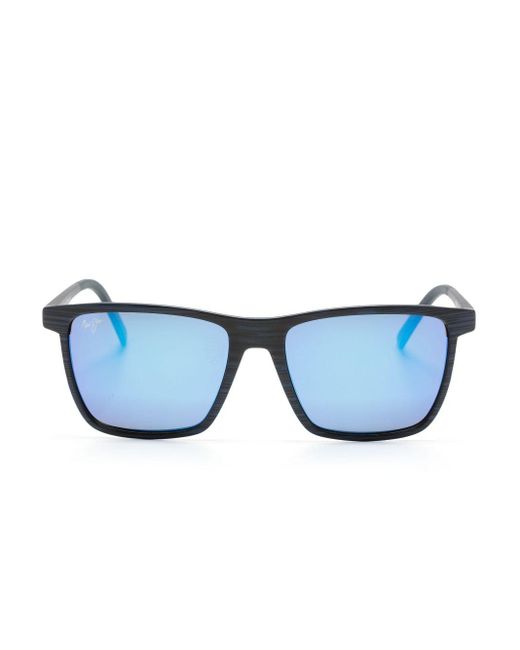 Maui Jim One Way Rectangularframe Sunglasses in Blue for Men Lyst