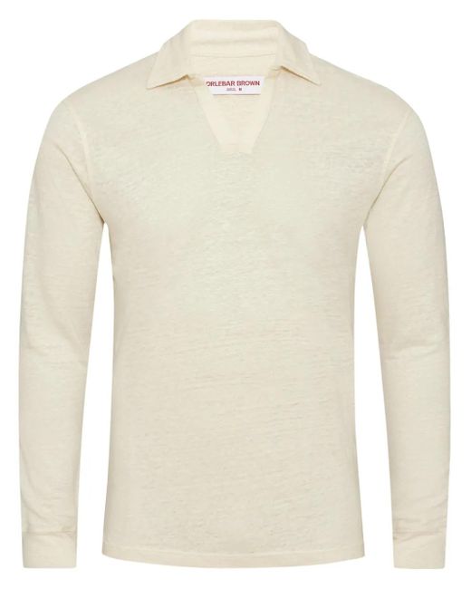 Orlebar Brown Natural Felix Polo Shirt for men