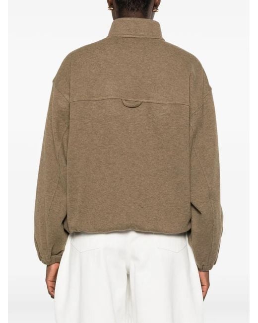 LAMRONS Natural Pullover Mit Elastischem Saum
