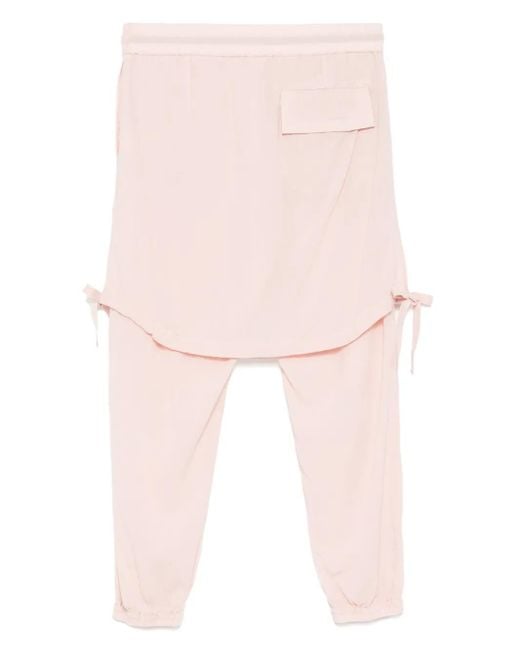 Undercover Pink Panel Detailing Trousers for men